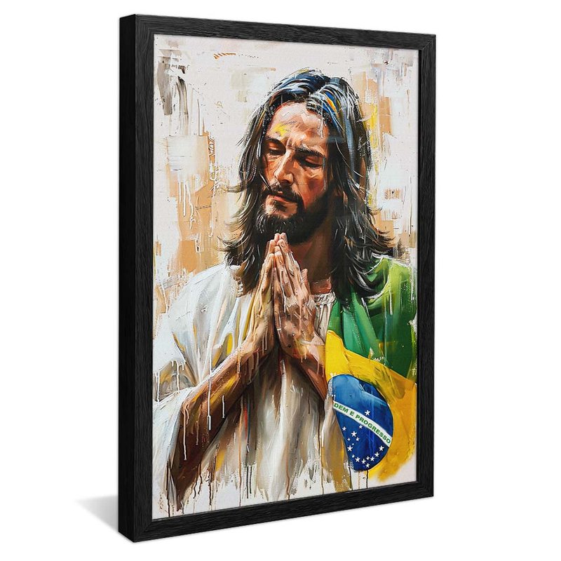 Jesus Praying for Brazil V1862 Canvas