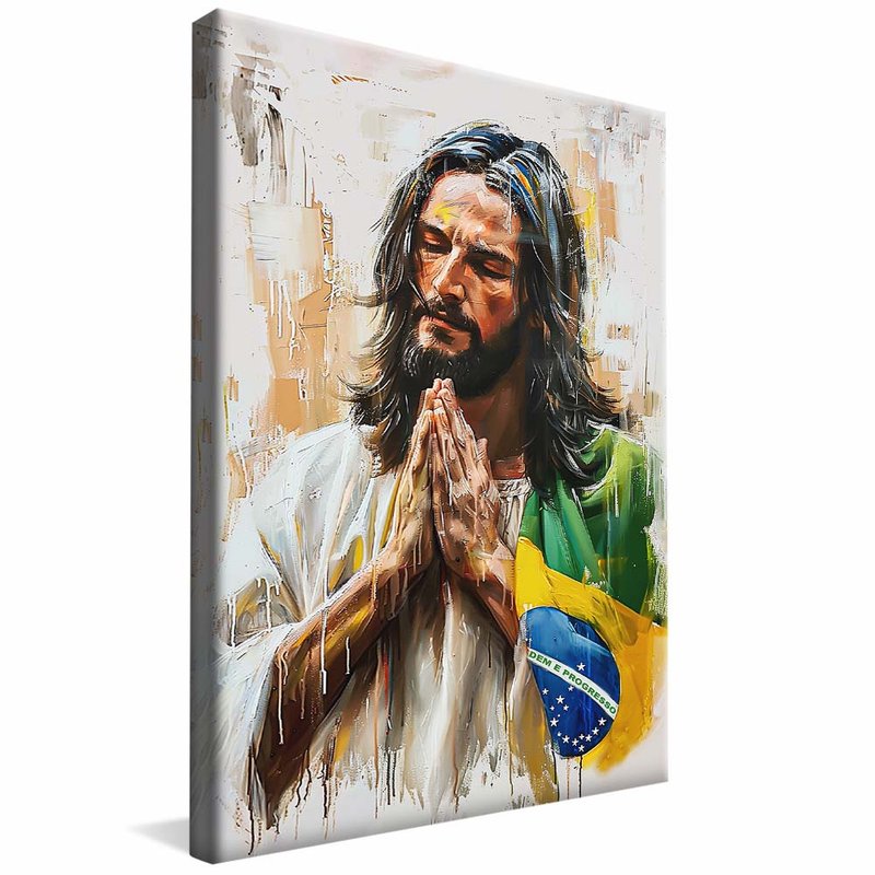 Jesus Praying for Brazil V1862 Canvas