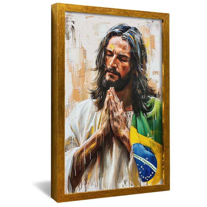 Jesus Praying for Brazil V1862 Canvas