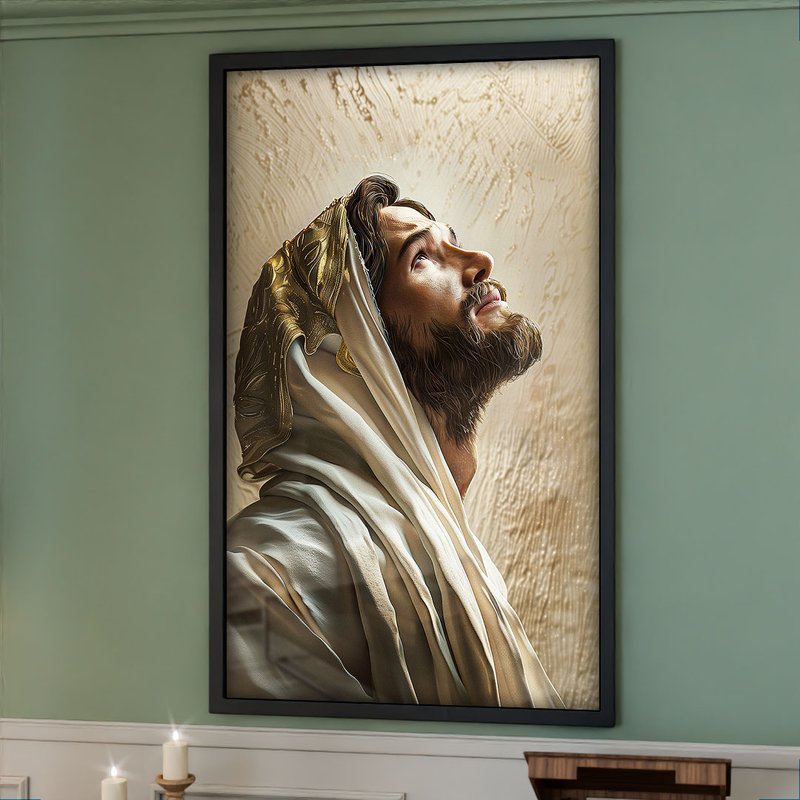 Jesus Praying to the Father V1898 Canvas