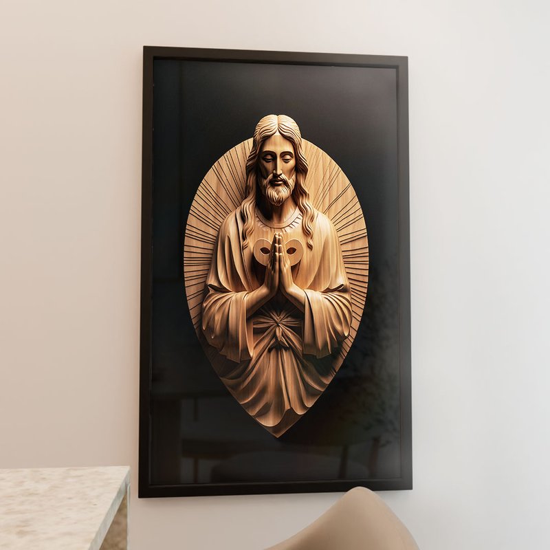 Jesus Sculpture V1895 Canvas