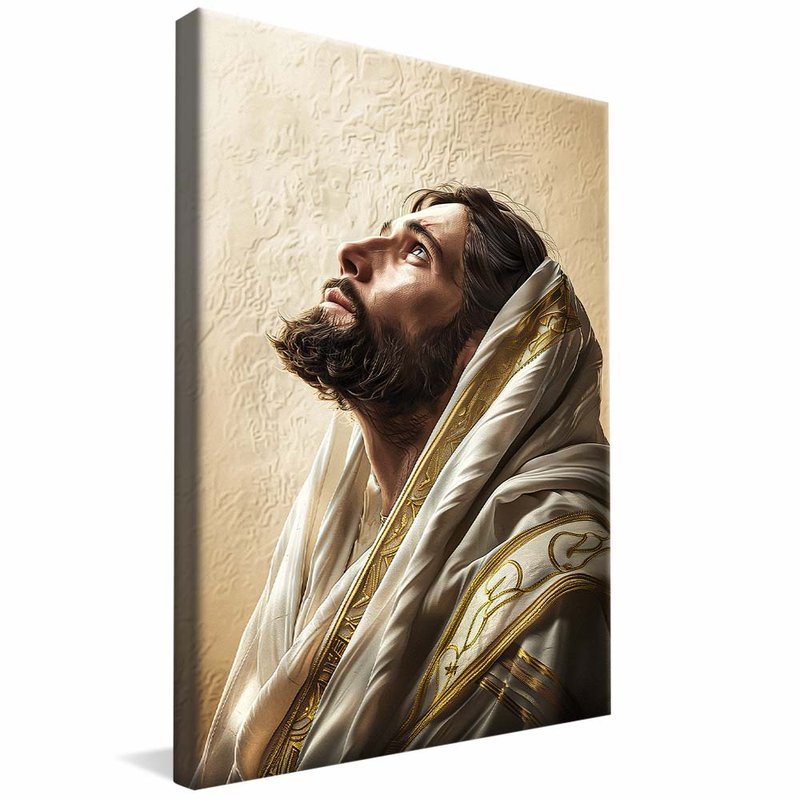 Jesus Talking to Father V1897 Canvas