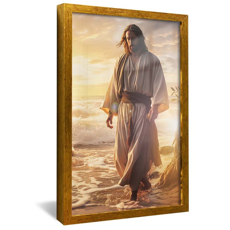 Jesus Walking in the Waters V1652 Canvas