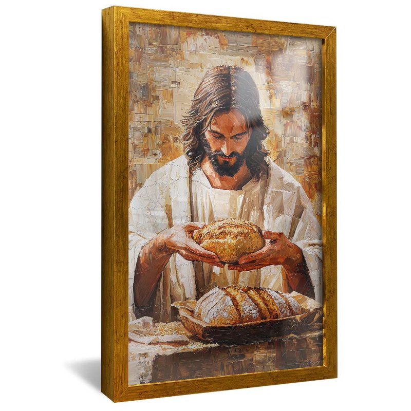 Jesus biging the Brea V2016 Canvas