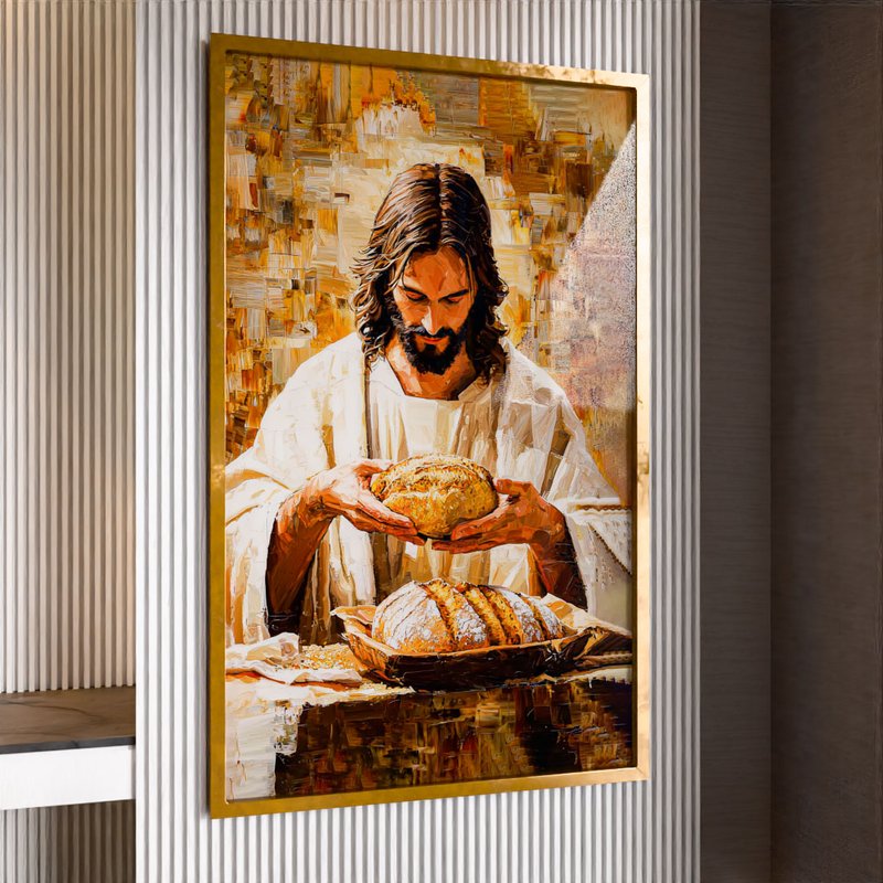 Jesus biging the Brea V2016 Canvas