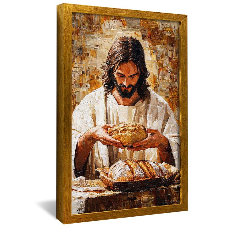 Jesus biging the Brea V2016 Canvas