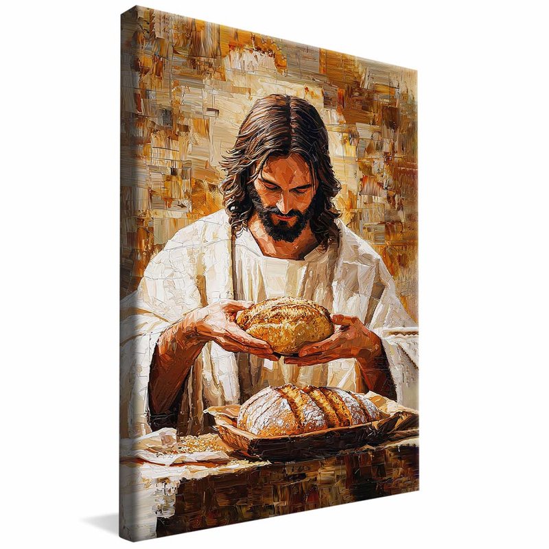 Jesus biging the Brea V2016 Canvas