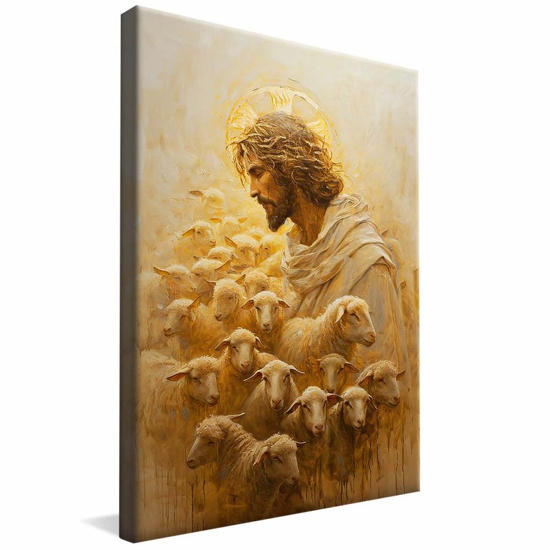 Jesus and His Sheep V1773 Canvas