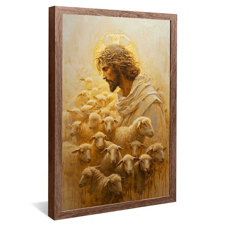 Jesus and His Sheep V1773 Canvas