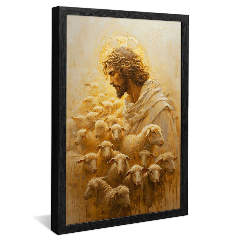 Jesus and His Sheep V1773 Canvas