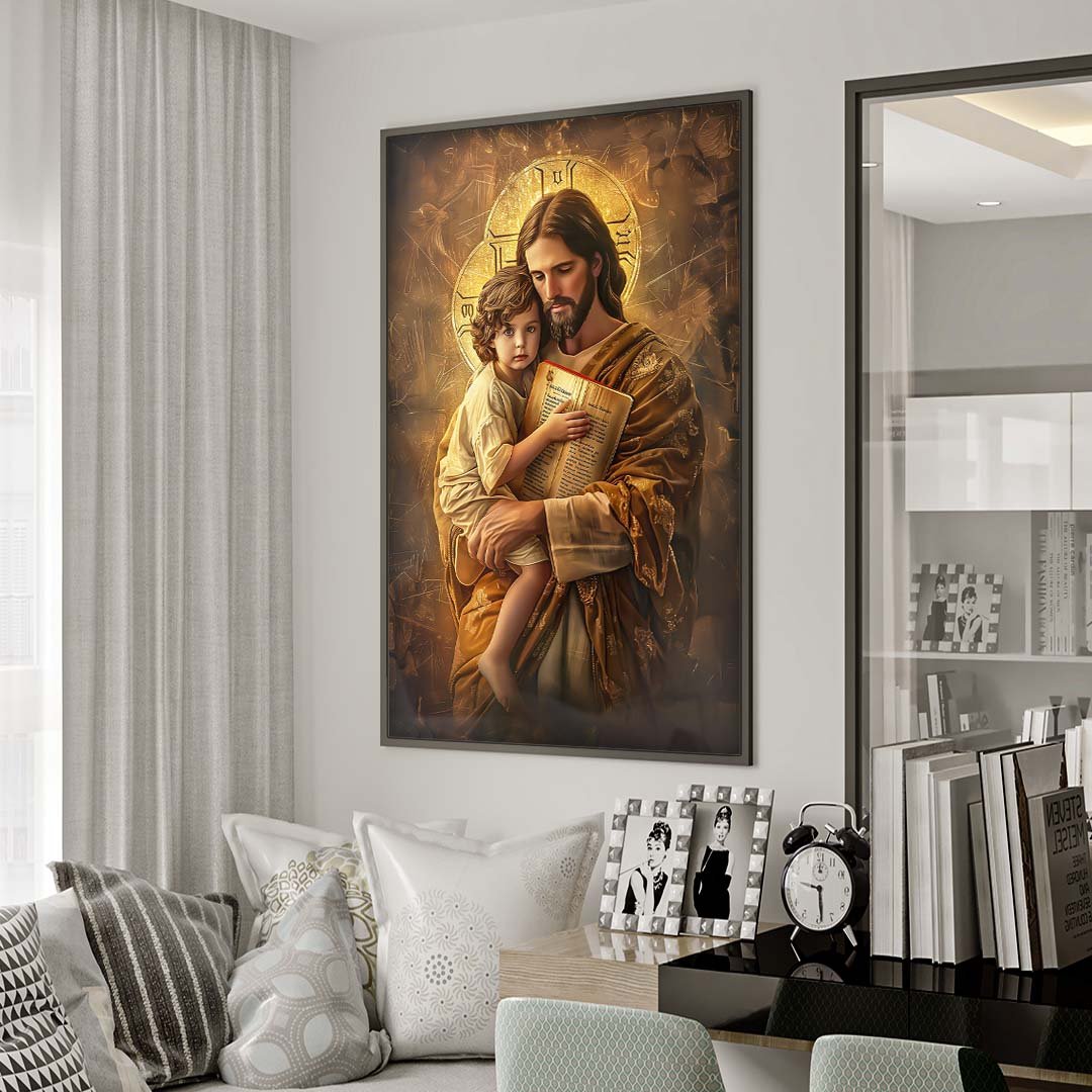 Jesus and Joseph V1922 Canvas