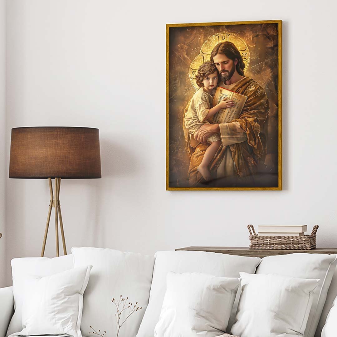 Jesus and Joseph V1922 Canvas