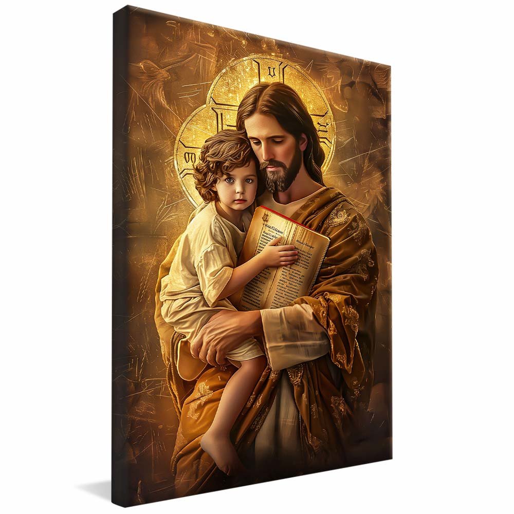 Jesus and Joseph V1922 Canvas