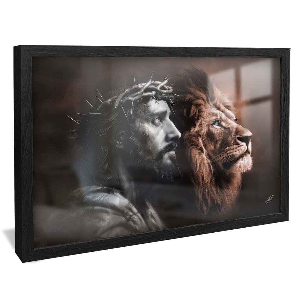 Jesus and Lion Colorful V1750 Canvas