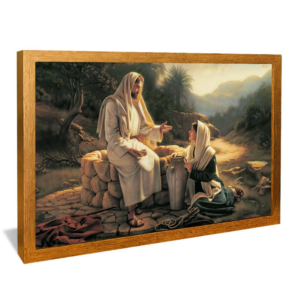 Jesus and the Samaritan Woman V2097 Canvas