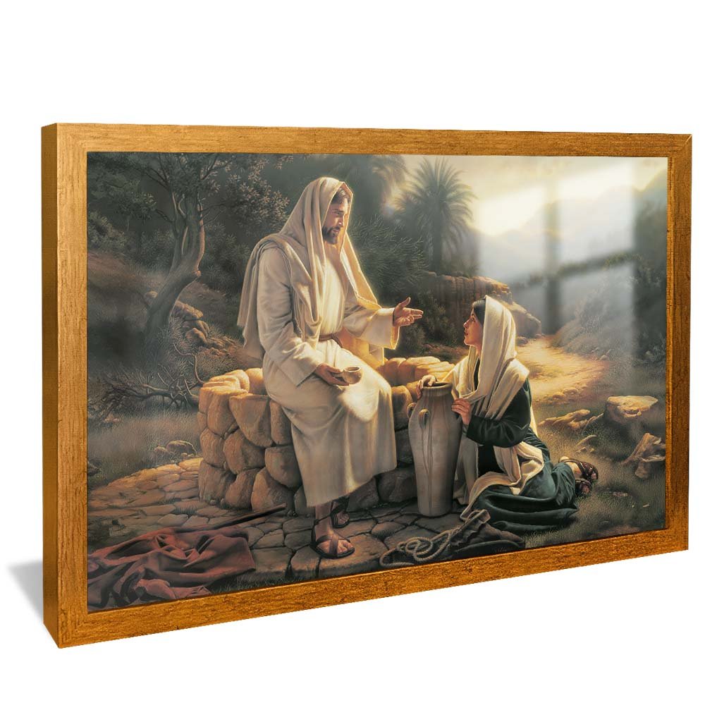 Jesus and the Samaritan Woman V2097 Canvas