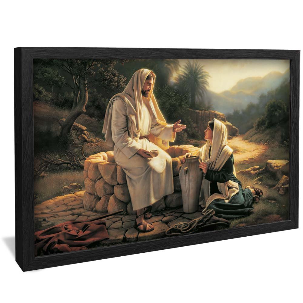 Jesus and the Samaritan Woman V2097 Canvas