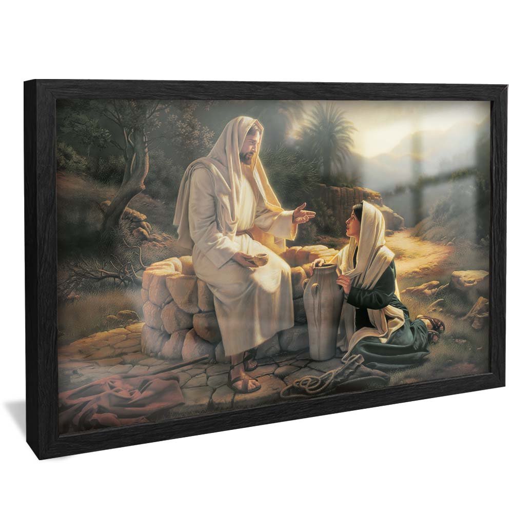 Jesus and the Samaritan Woman V2097 Canvas