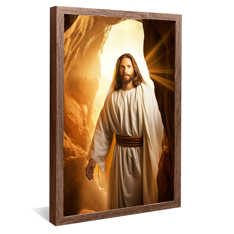 Jesus in Cave V1582 Canvas