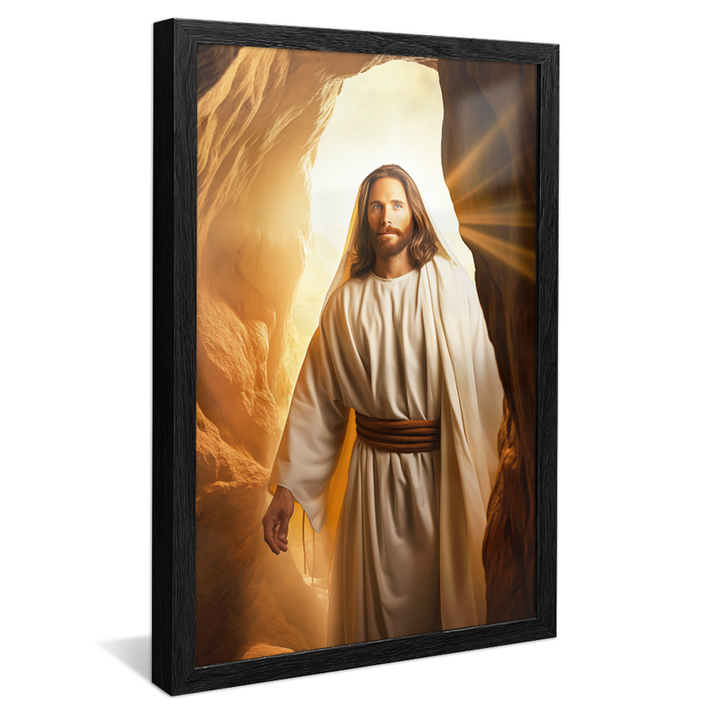 Jesus in Cave V1582 Canvas