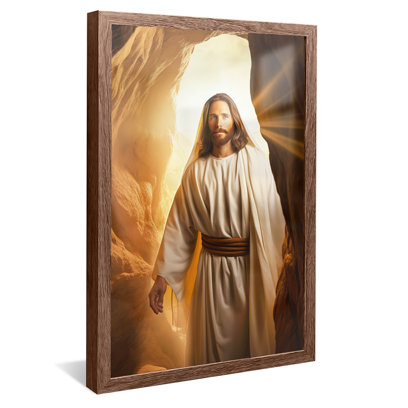 Jesus in Cave V1582 Canvas