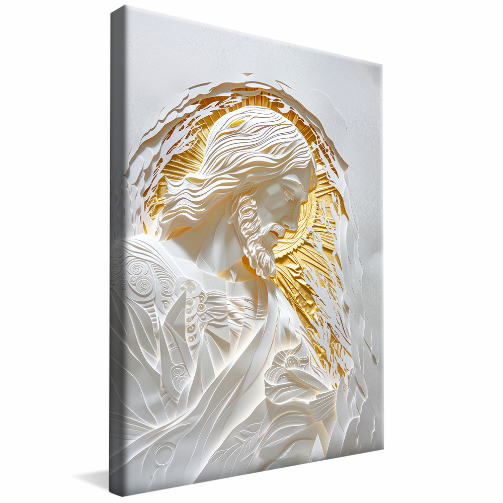 Jesus in Paper Art V1402 Canvas