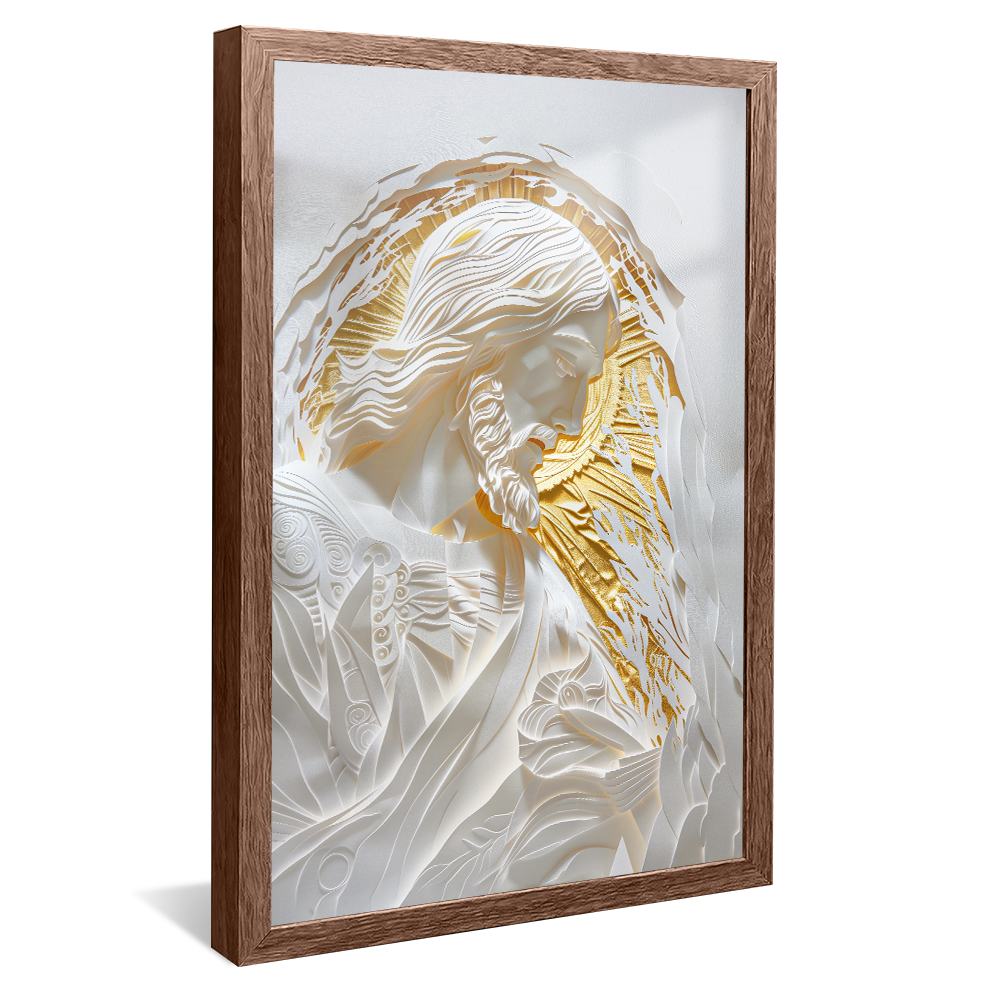 Jesus in Paper Art V1402 Canvas