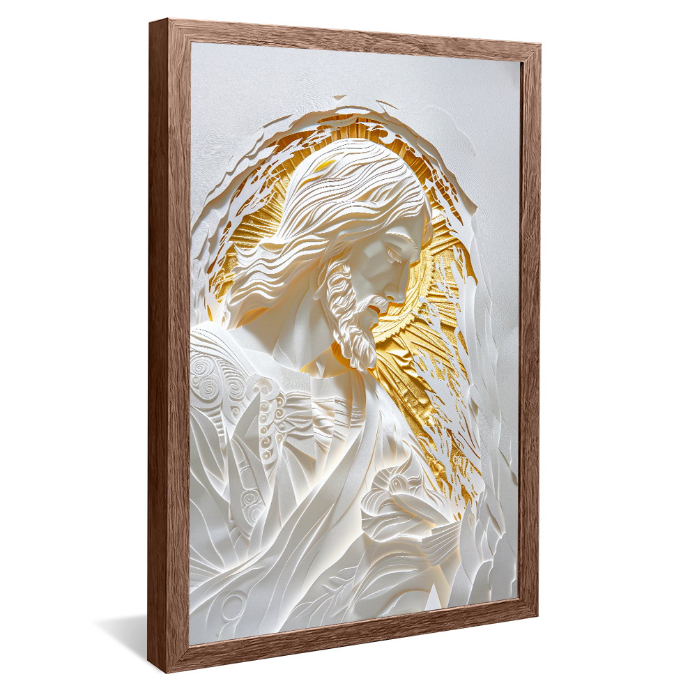 Jesus in Paper Art V1402 Canvas