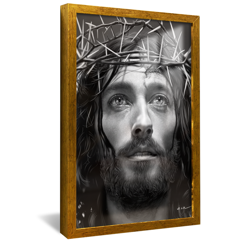 Jesus with Crown of Thorns V1460 Canvas