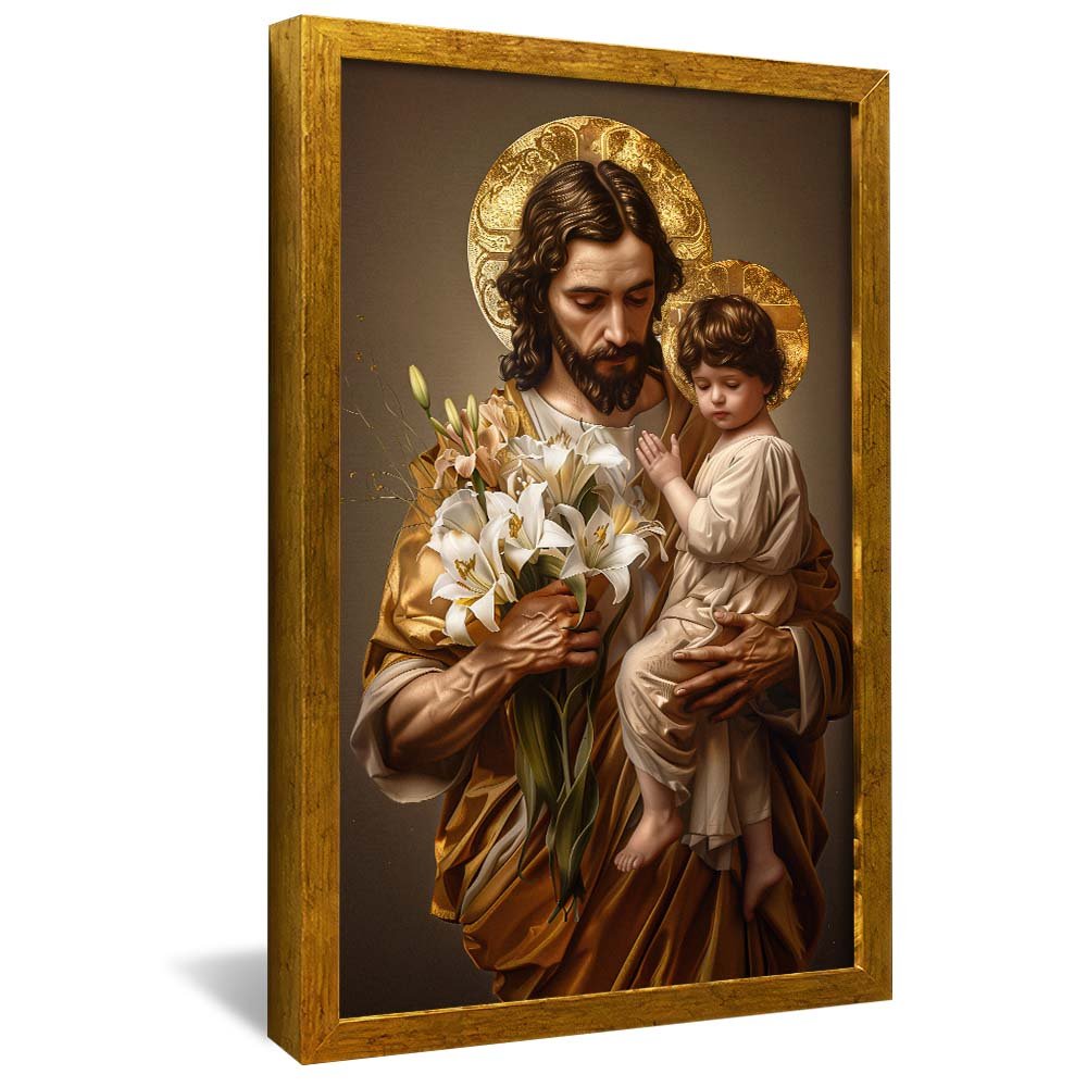 Joseph Holding Jesus V1921 Canvas