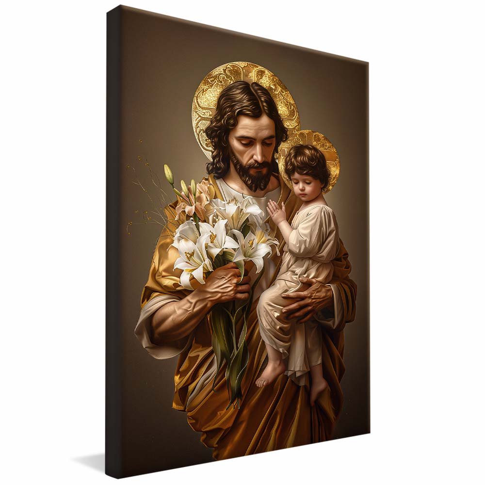 Joseph Holding Jesus V1921 Canvas