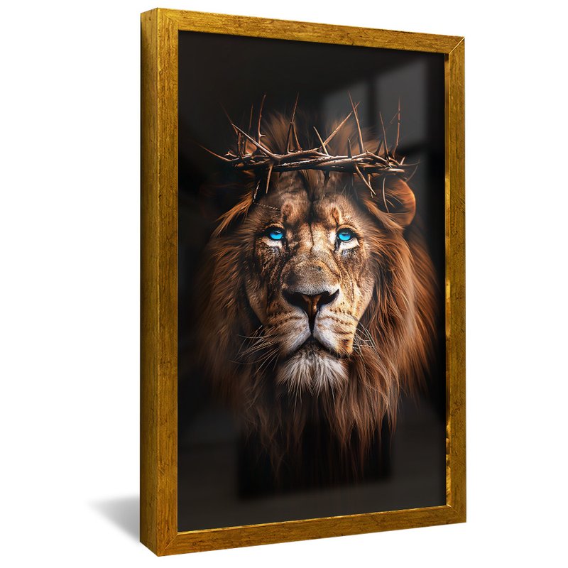 Judah Lion with Crown of Thorns V1559 Canvas