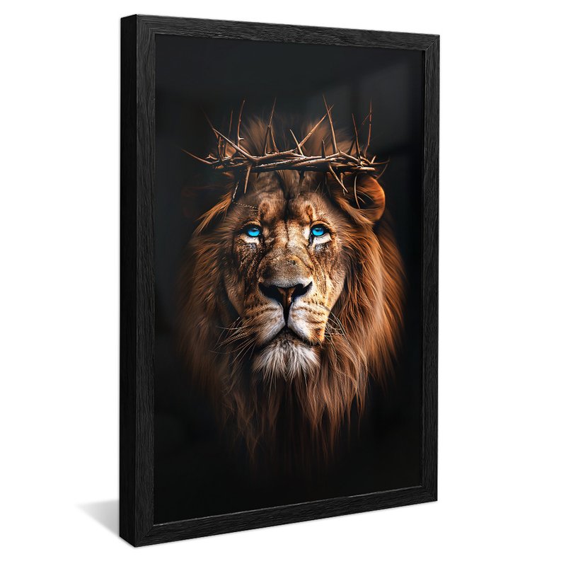 Judah Lion with Crown of Thorns V1559 Canvas