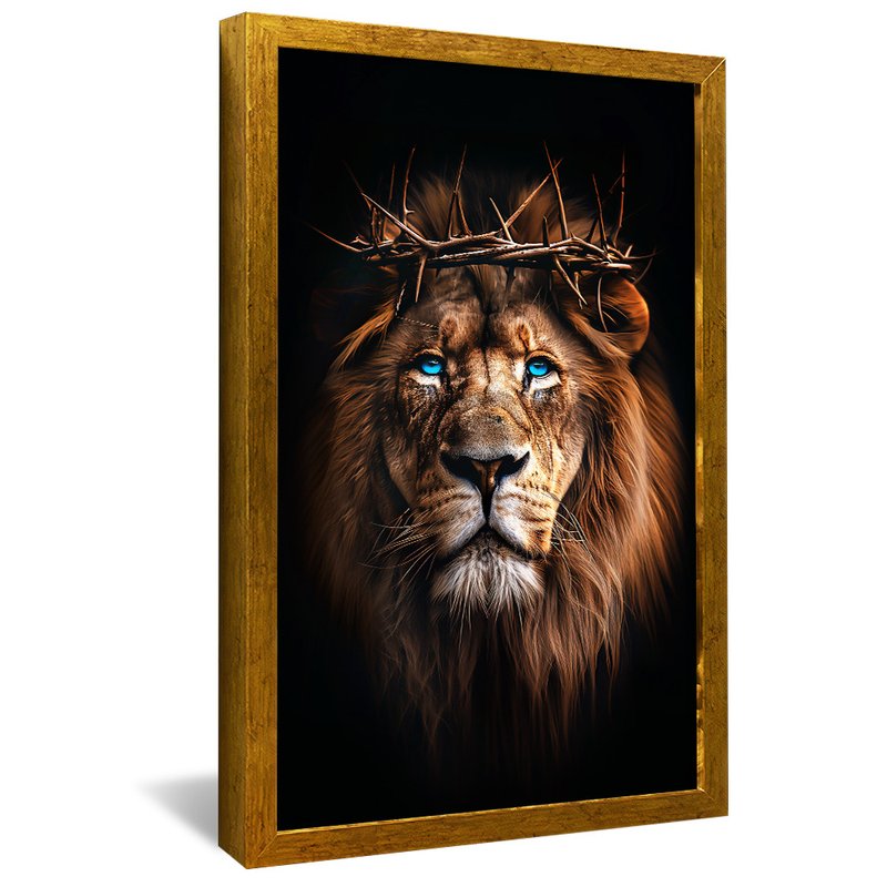 Judah Lion with Crown of Thorns V1559 Canvas