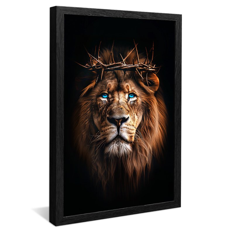 Judah Lion with Crown of Thorns V1559 Canvas