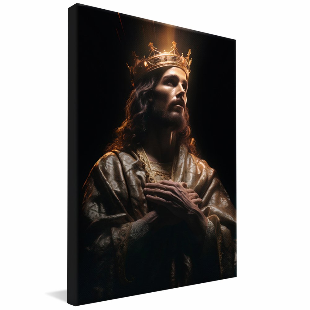 King Jesus Christ Canvas