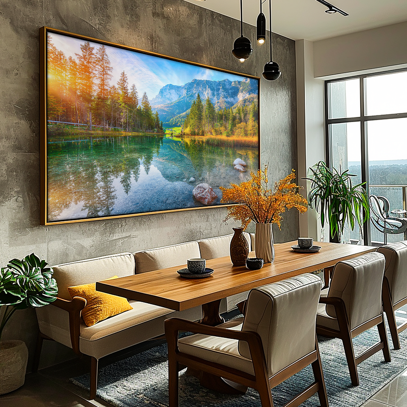 Lake in Alps V1181 Canvas