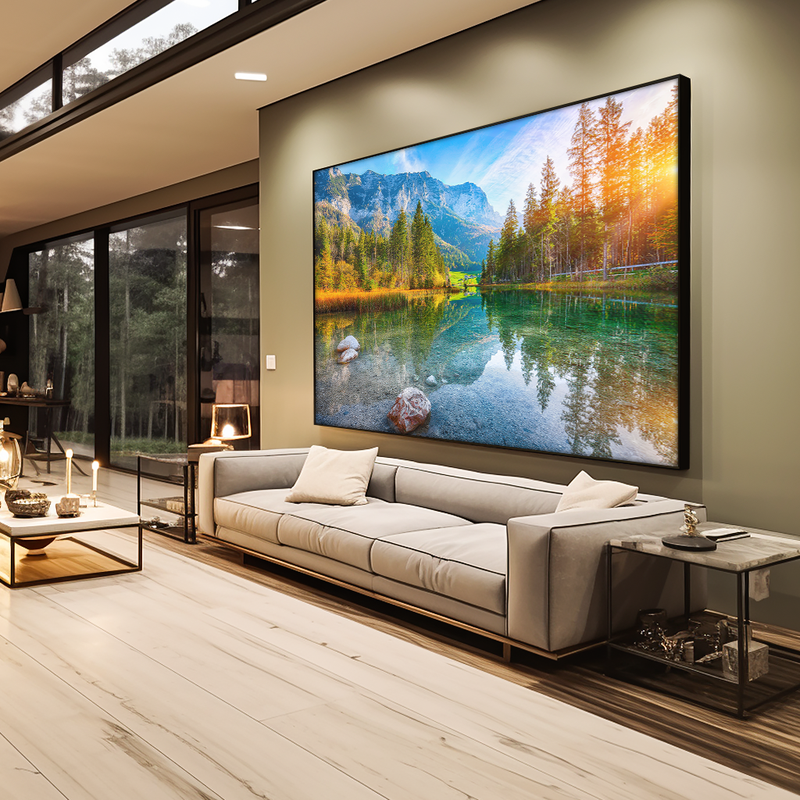 Lake in Alps V1181 Canvas