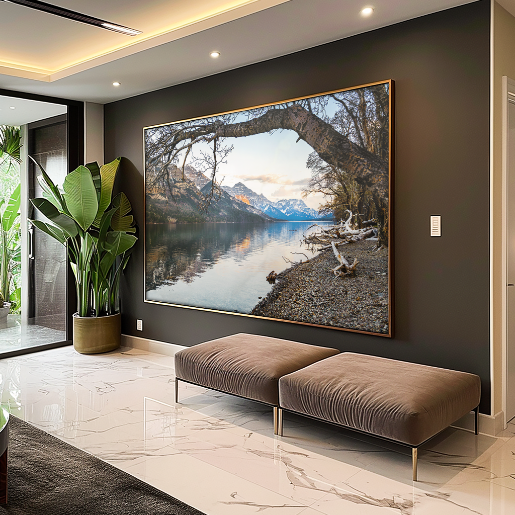 Lake in Autumn V1191 Canvas
