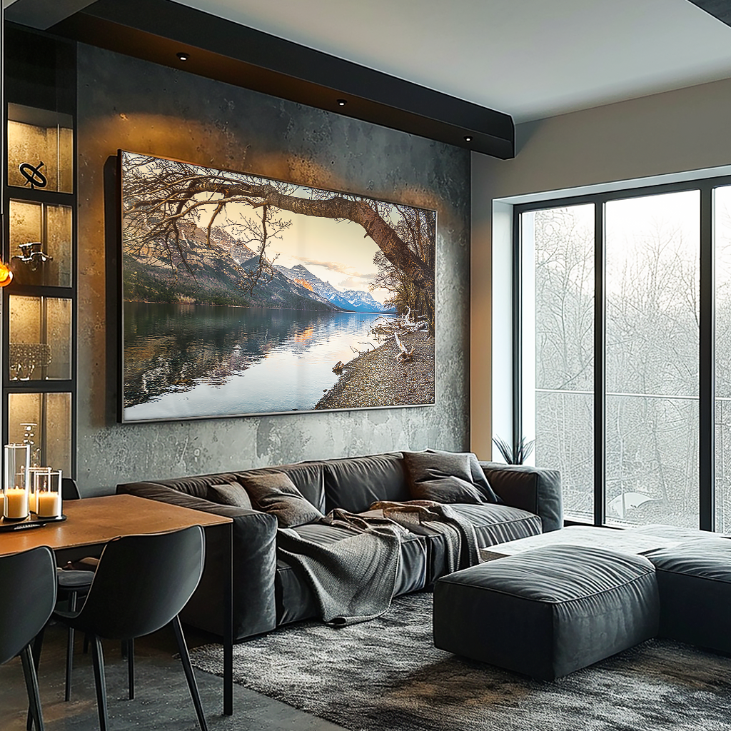 Lake in Autumn V1191 Canvas