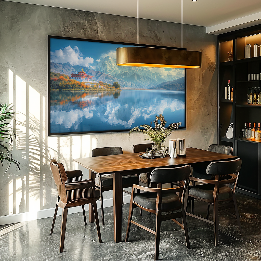 Lake in Tibet V1195 Canvas