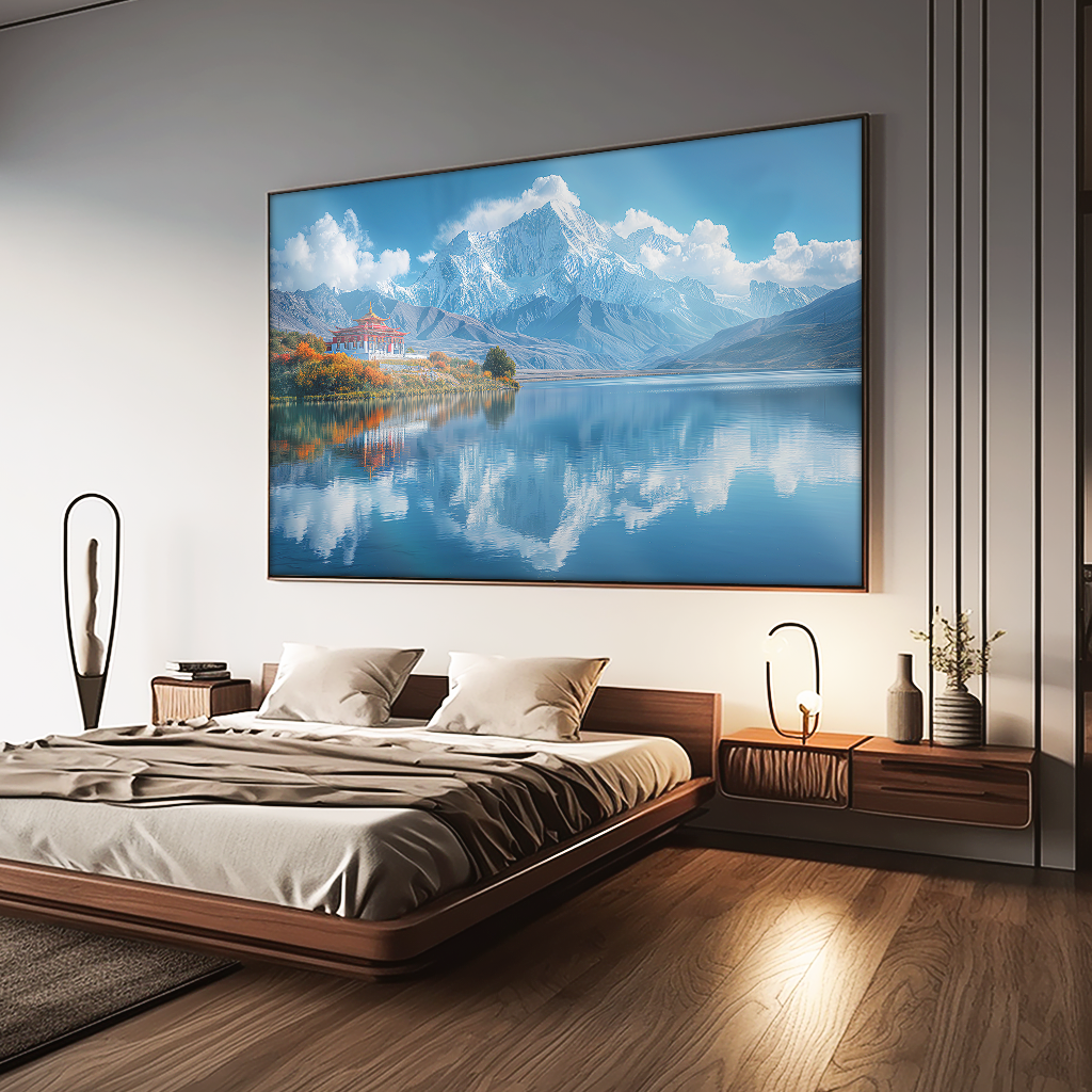 Lake in Tibet V1195 Canvas