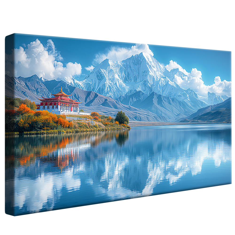 Lake in Tibet V1195 Canvas