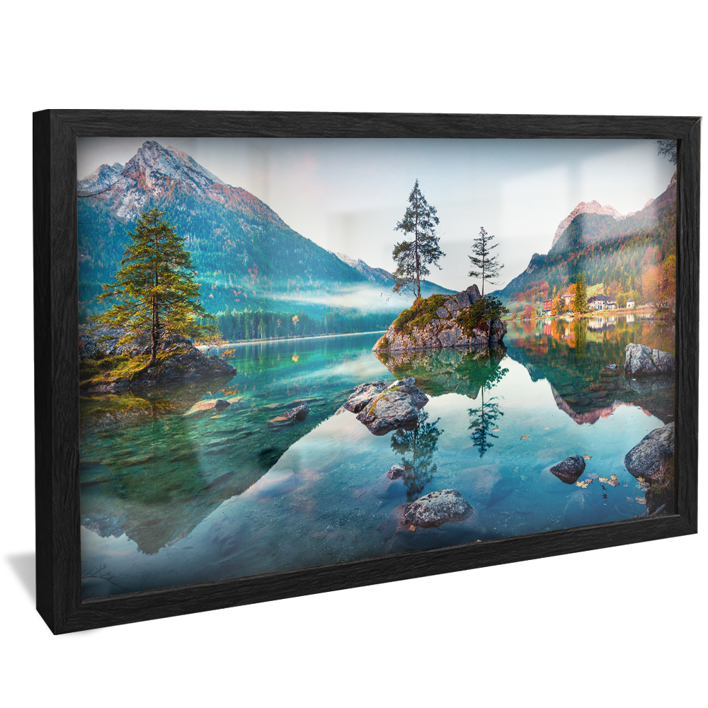 Lake in the Alps V883 Canvas
