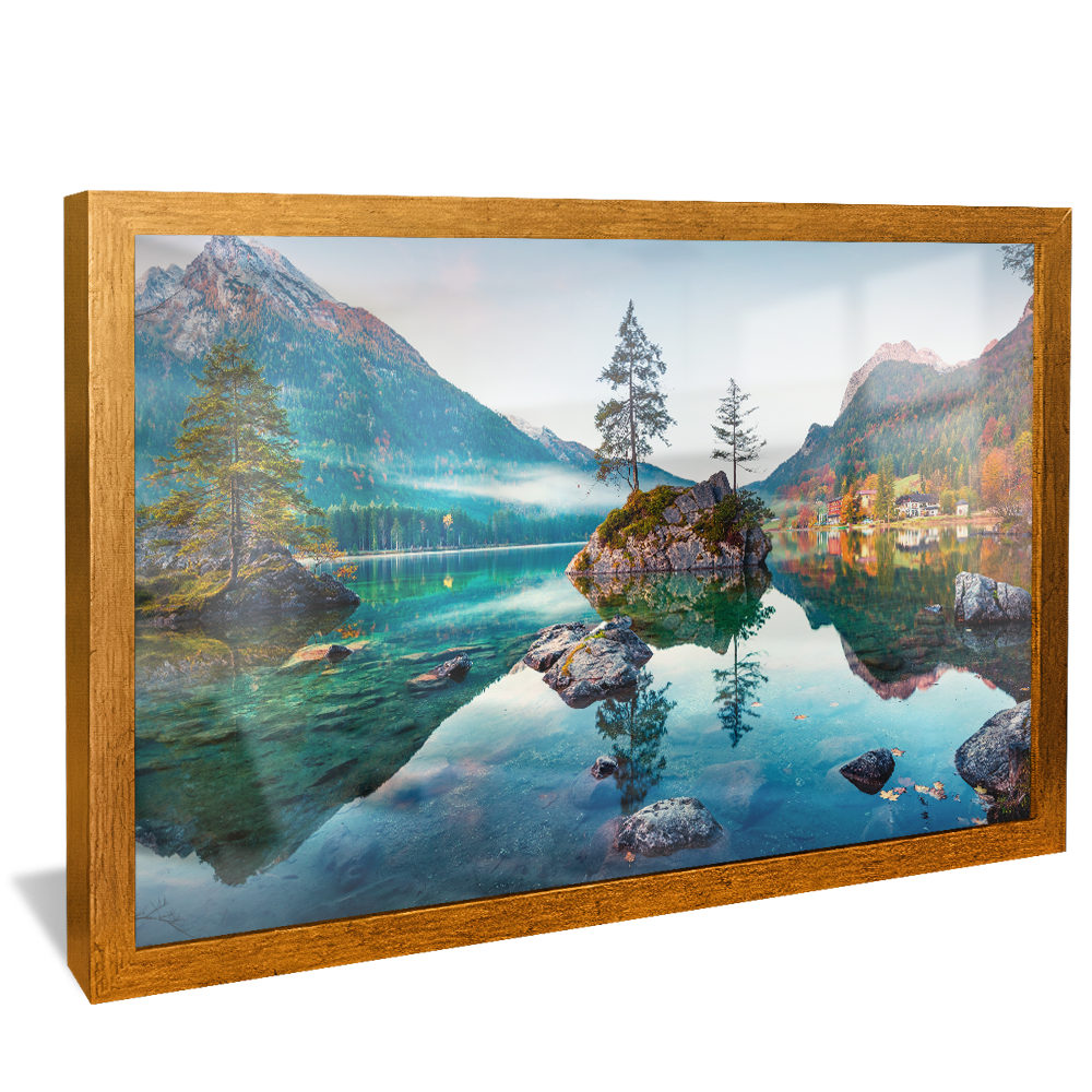Lake in the Alps V883 Canvas