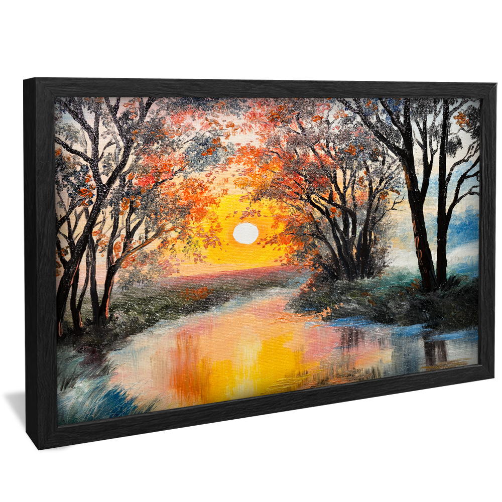 Landscape Painting Effect V819 Canvas