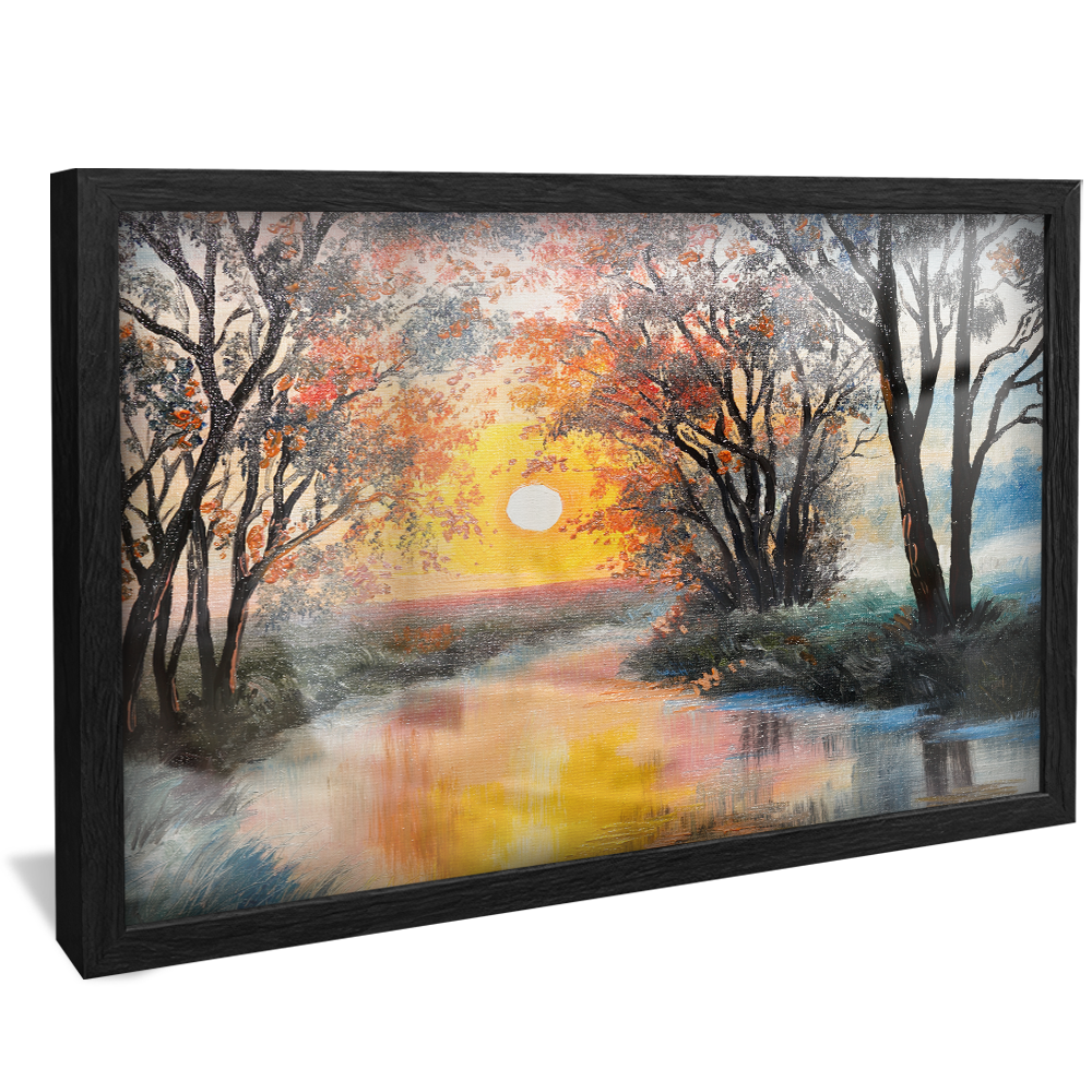 Landscape Painting Effect V819 Canvas