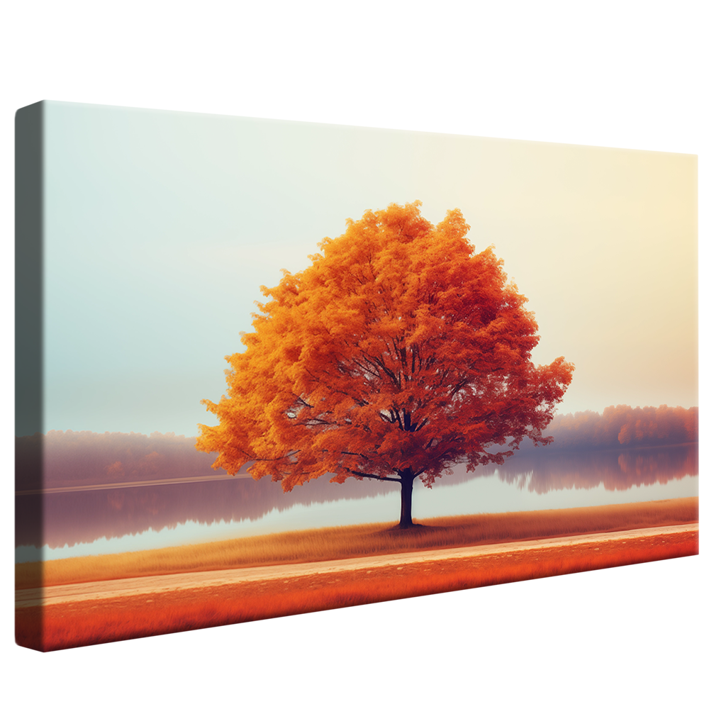 Landscape Tree in the Field V969 Canvas