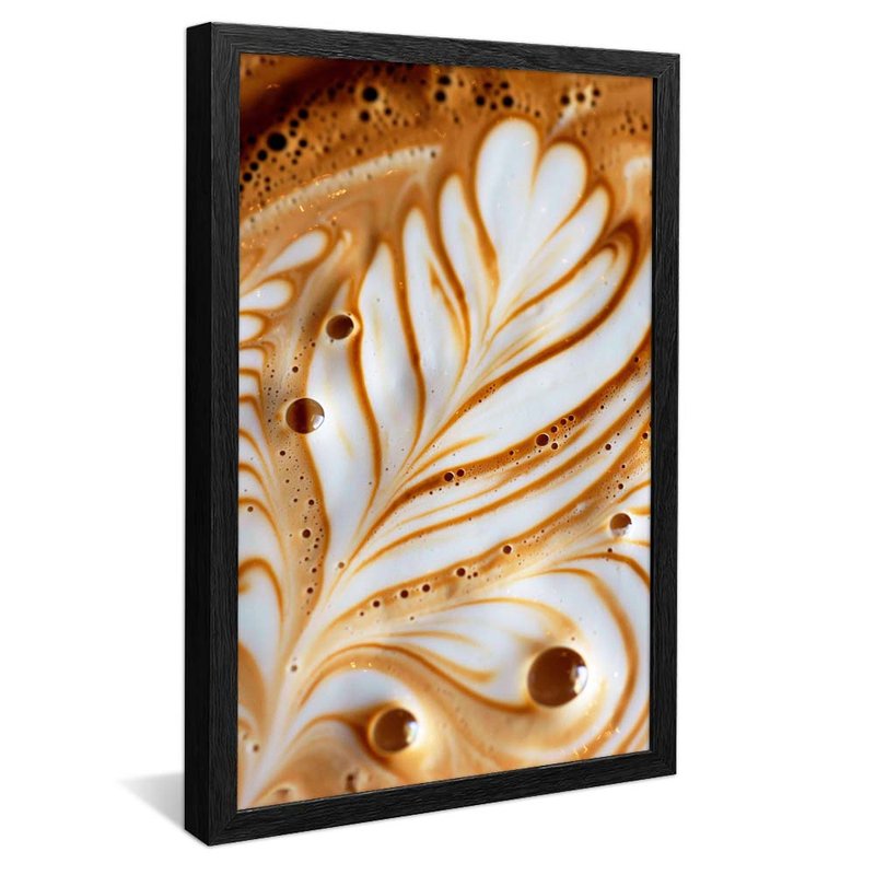 Latte Art Flower V1926 Canvas