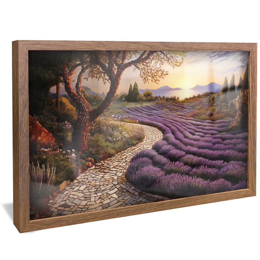 Lavender Path V851 Canvas